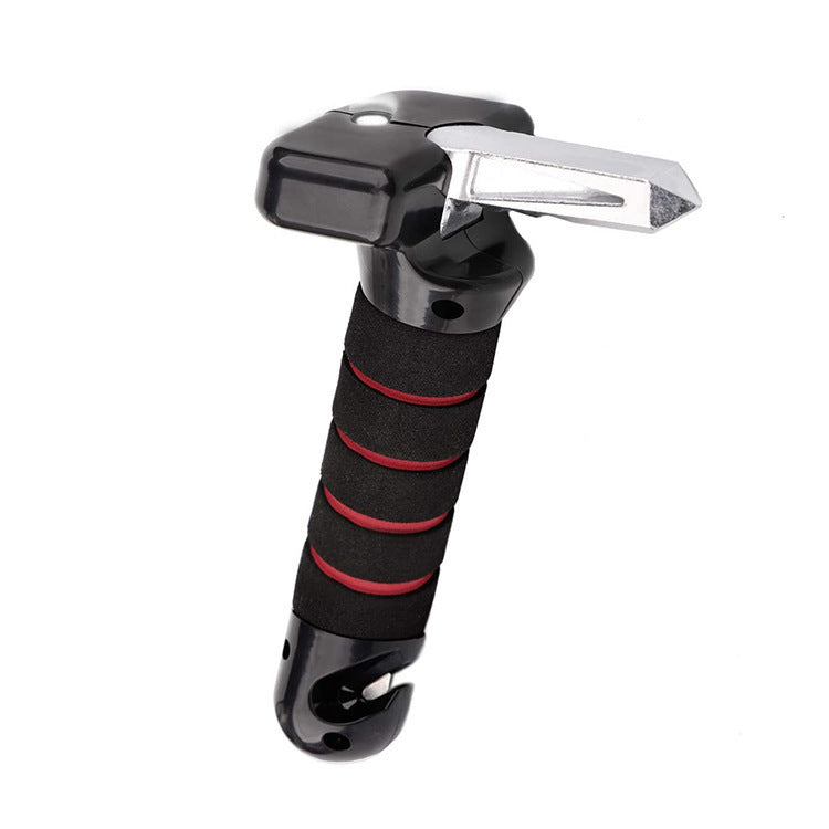 Martillo de Seguridad Multifuncional para Coche con Linterna