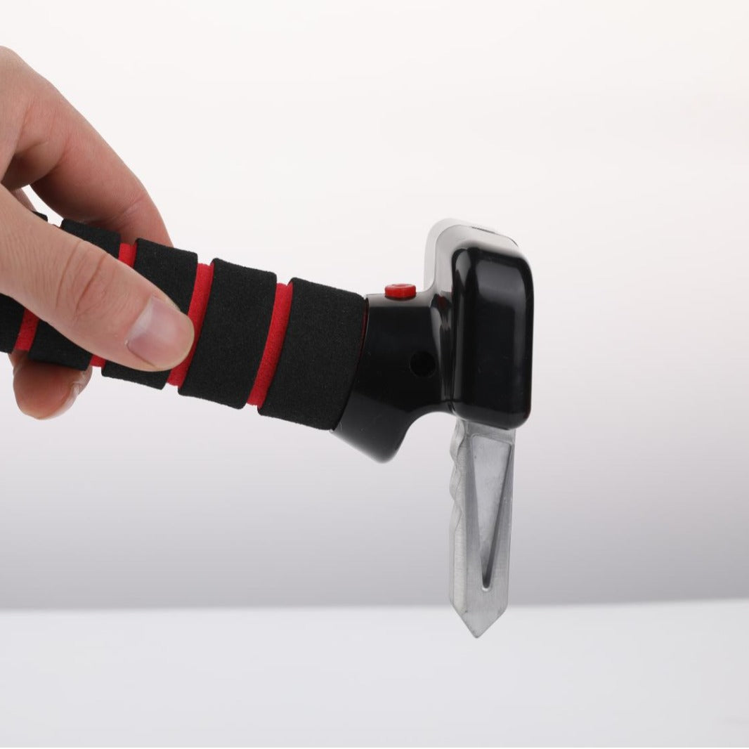 Multifunctional Car Safety Hammer with Flashlight